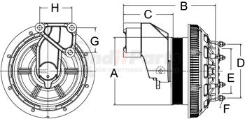 999703 by HORTON - Engine Cooling Fan Clutch