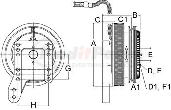 996610 by HORTON - Engine Cooling Fan Clutch