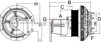 99A9925 by HORTON - DM Advantage Two-Speed Fan Clutch