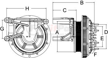 999967 by HORTON - Engine Cooling Fan Clutch