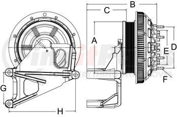 999948 by HORTON - Engine Cooling Fan Clutch