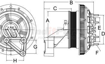 99A9771 by HORTON - DM Advantage Two-Speed Fan Clutch