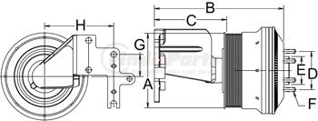 999175 by HORTON - CLUTCH*DM SE 21*CUM,10-PK,206.9,65.0 PLT,27.1 STUD