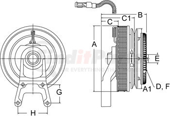 996602 by HORTON - Engine Cooling Fan Clutch