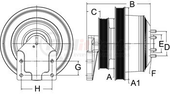999526 by HORTON - CLUTCH*DM SE 21*CUM,180.3,8PK/8PK,65.0 PLT,20.7 STUDS
