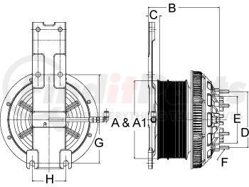 99A9710 by HORTON - Engine Cooling Fan Clutch