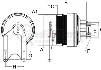 99A9505 by HORTON - DM Advantage Fan Clutch