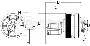 99A9238 by HORTON - DM Advantage Fan Clutch