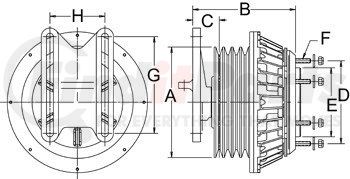 995410 by HORTON - Engine Cooling Fan Clutch