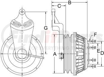 995411 by HORTON - Engine Cooling Fan Clutch