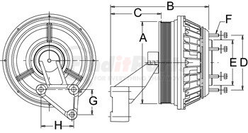 995412 by HORTON - Engine Cooling Fan Clutch