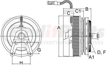 996706 by HORTON - Engine Cooling Fan Clutch