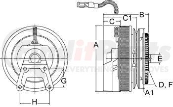 996607 by HORTON - Engine Cooling Fan Clutch