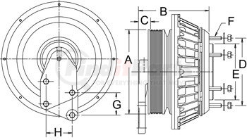 995402 by HORTON - Engine Cooling Fan Clutch