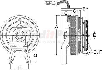996702 by HORTON - Engine Cooling Fan Clutch