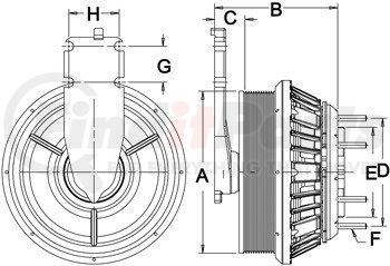 995418 by HORTON - Engine Cooling Fan Clutch