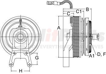 996603 by HORTON - Engine Cooling Fan Clutch