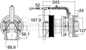 996145 by HORTON - Engine Cooling Fan Clutch