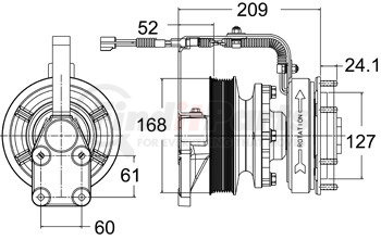 996143 by HORTON - EC600 Fan Clutch