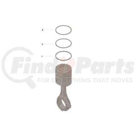 3803977 by CUMMINS - Engine Piston Ring Set