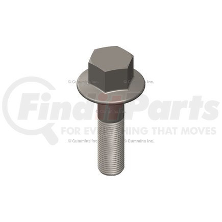 3913366 by CUMMINS - Engine Coolant Thermostat Housing Bolt - Flange Hex Head