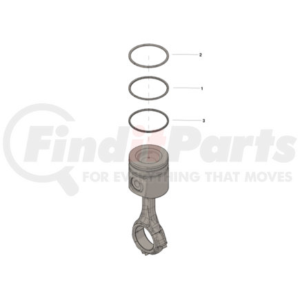 4089489 by CUMMINS - Engine Piston Ring Set