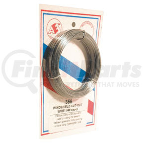 356 by AES INDUSTRIES - 150' Piano Wire Roll (1/4lb), Silver