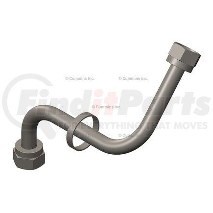 Cummins 3038060 Air Brake Compressor Water Inlet Hose Compressor Water Inlet Tube for Non-Certified 14L Cummins N14 CELECT