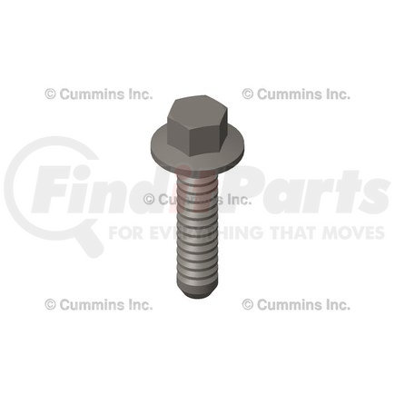 3936684 by CUMMINS - Multi-Purpose Hardware - Hexagon Flange Head