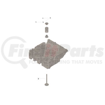 3802356 by CUMMINS - Engine Exhaust Valve