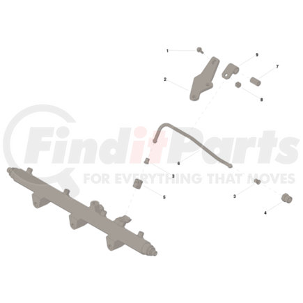 5285580 by CUMMINS - Fuel Line Bracket Kit