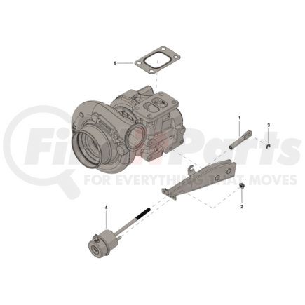 3580821 by CUMMINS - Turbocharger Wastegate Actuator - Kit