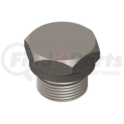 3931084 by CUMMINS - Multi-Purpose Threaded Plug