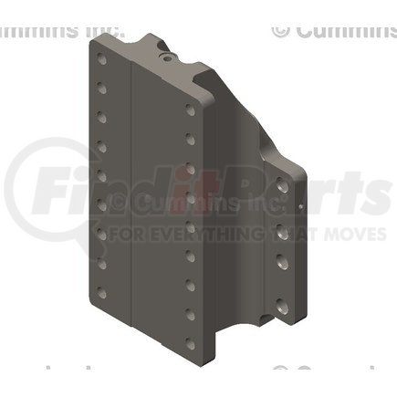 4000896 by CUMMINS - Engine Cooling Fan Bracket