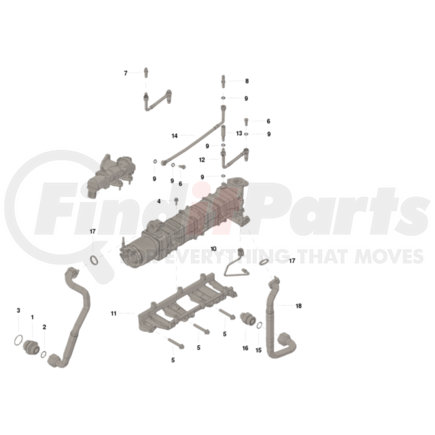 4352363 by CUMMINS - Exhaust Gas Recirculation (EGR) Valve Kit