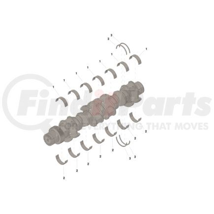 4024800 by CUMMINS - Engine Crankshaft Main Bearing Set