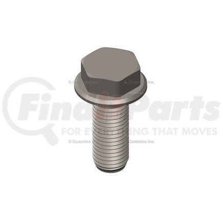 4942710 by CUMMINS - Screw Cap - Captive Washer Cap