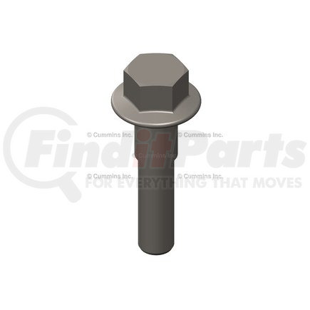 3925437 by CUMMINS - Screw Cap - Hexagon Flange Head