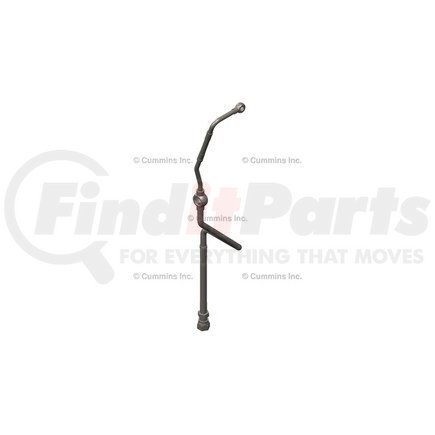 4937207 by CUMMINS - Turbocharger Coolant Supply Line