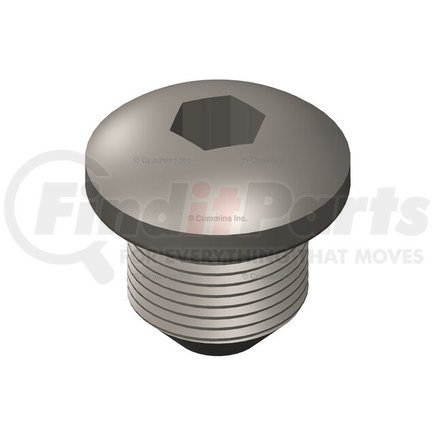 4918690 by CUMMINS - Multi-Purpose Threaded Plug