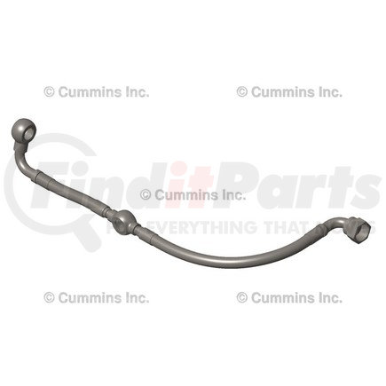 3686355 by CUMMINS - Turbocharger Drain Tube - Oil Drain