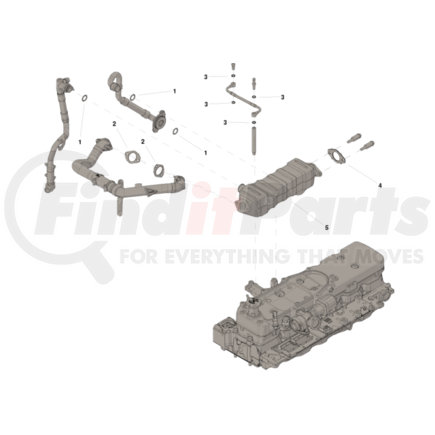 2881692 by CUMMINS - Exhaust Recirculation Cooler Kit