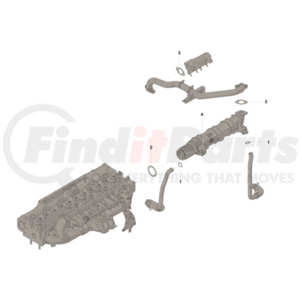 4376312 by CUMMINS - Engine Water Pump - Kit