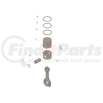 4089865 by CUMMINS - Engine Piston Kit