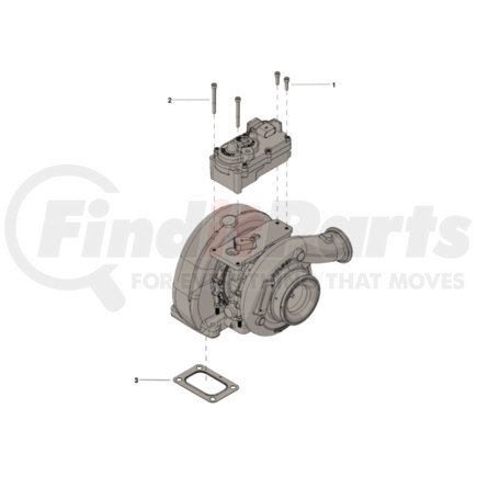 4034136 by CUMMINS - Turbocharger Actuator Kit