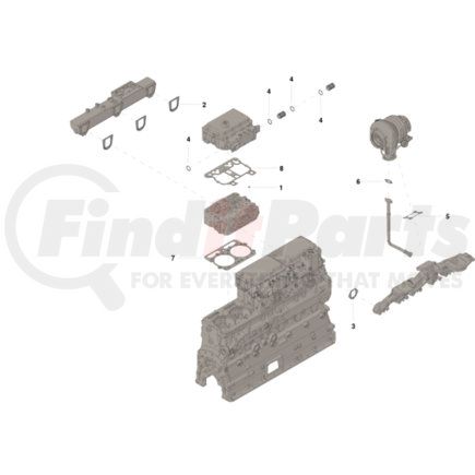 Cummins 4089369 Engine Cylinder Head Gasket Engine Cylinder Head Gasket - Single