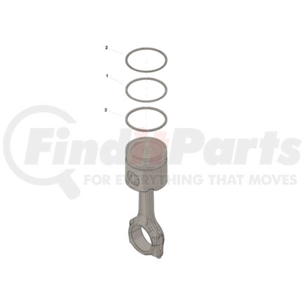 4376565 by CUMMINS - Engine Piston Ring Set