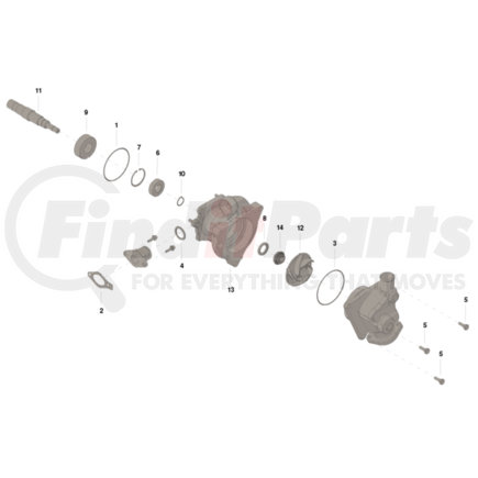 4955708 by CUMMINS - Engine Water Pump