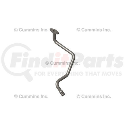 5346741 by CUMMINS - Turbocharger Drain Tube - Turbocharger Oil Drain Connection