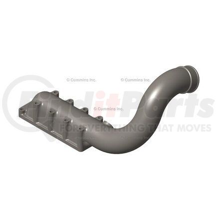 4007640 by CUMMINS - Engine Coolant Crossover Pipe